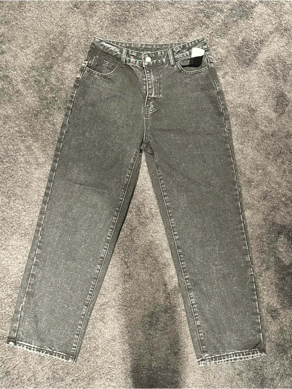 Cute Acid Washed Jeans - Petite Medium